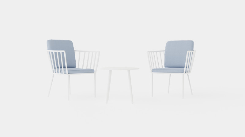 Skagerak Cafe Set Modelo 3D .c4d .max .obj .3ds .fbx .stl .blend 
