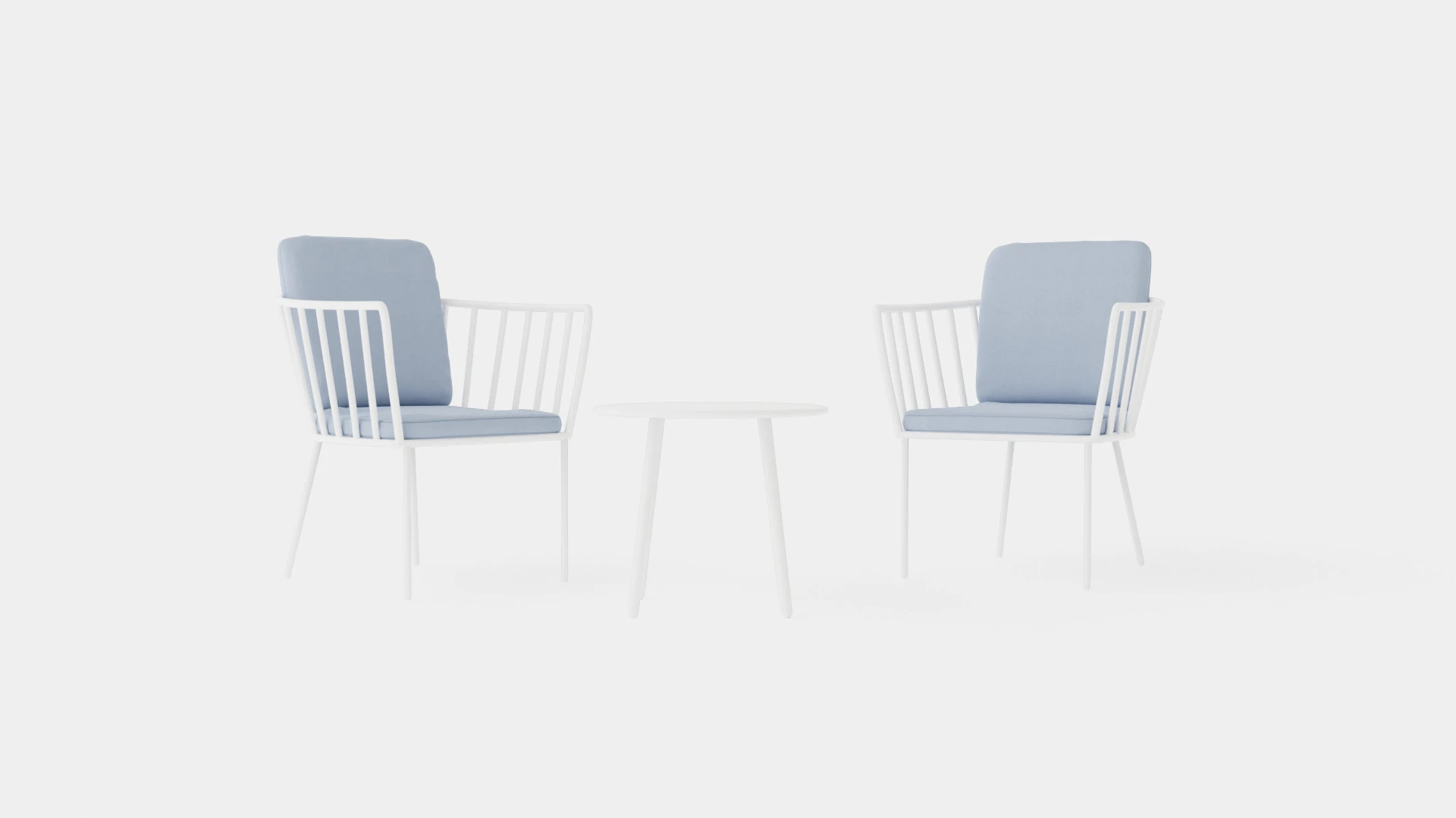 Skagerak Cafe Set 3D Model .c4d .max .obj .3ds .fbx .stl .blend 