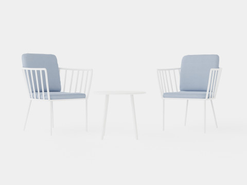Skagerak Cafe Set 3D Model