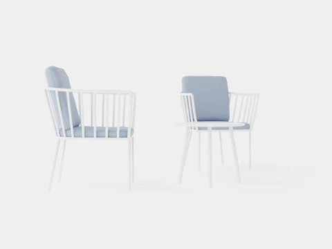 Skagerak Cafe Set 3D Model