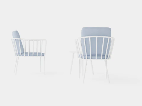 Skagerak Cafe Set 3D Model