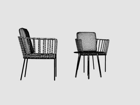 Skagerak Cafe Set Modelo 3D