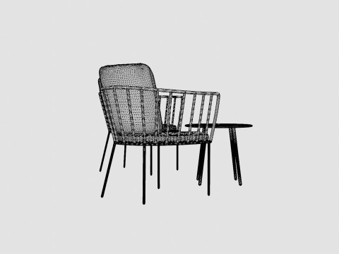 Skagerak Cafe Set Modelo 3D