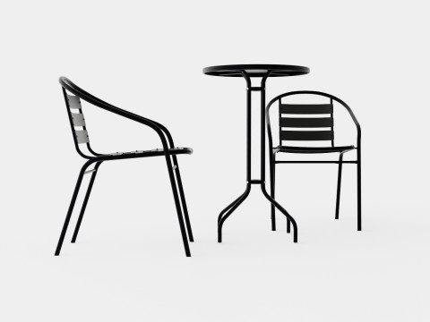Sofia Cafe Set 3Dモデル