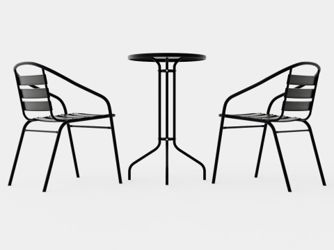 Sofia Cafe Set 3Dモデル