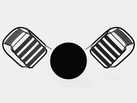 Sofia Cafe Set 3D Model