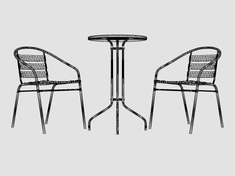 Sofia Cafe Set 3Dモデル