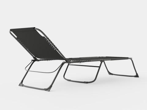 Sunbed Black Modelo 3D
