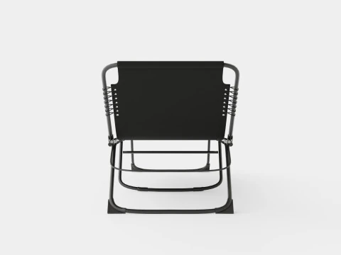 Sunbed Black 3D Model