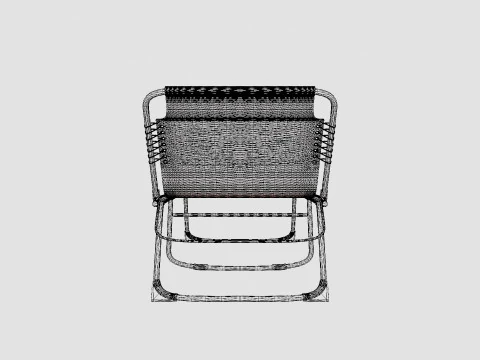 Sunbed Black 3D Model