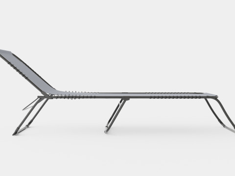 Sunbed Grey 3D Модель