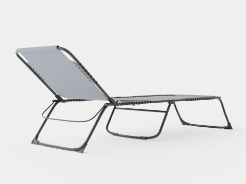 Sunbed Grey 3D मॉडल