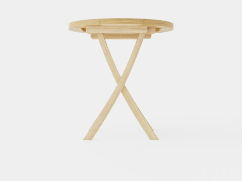 Teak Table Modelo 3D