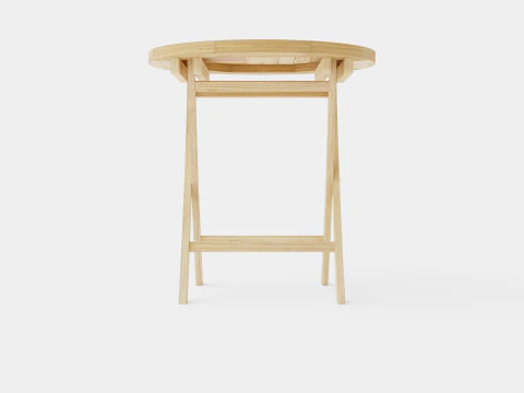 Teak Table 3D Model