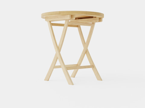 Teak Table Modelo 3D