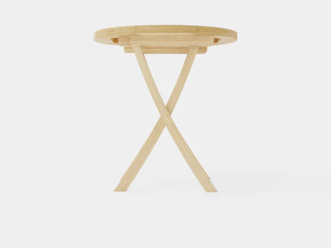 Teak Table 3D Model