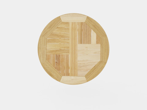 Teak Table Modelo 3D