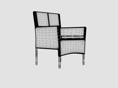 Telese Dining Chair Modelo 3D
