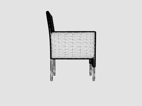 Telese Dining Chair Modelo 3D