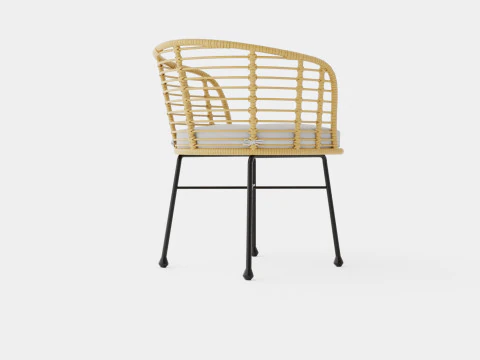 Tretoria Dining Chair 3D Model