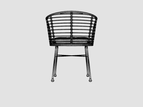 Tretoria Dining Chair 3D Model