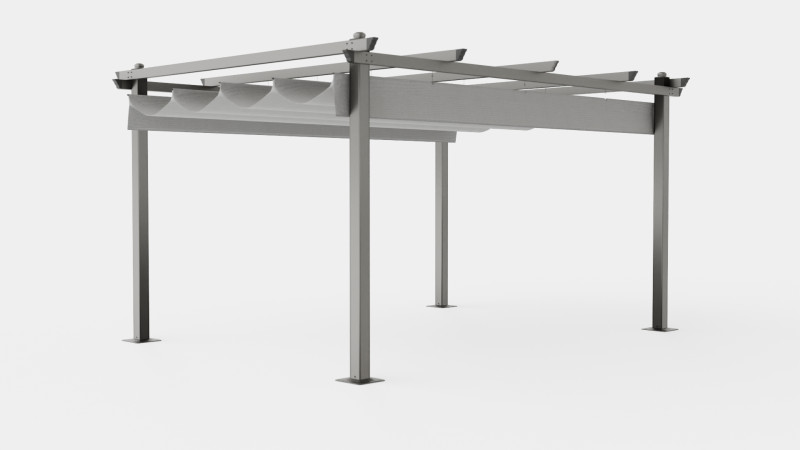 Toscana Pergola 3D Model .c4d .max .obj .3ds .fbx .stl .blend 