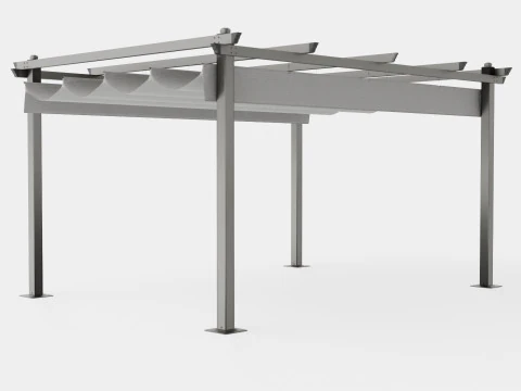 Toscana-Pergola 3D Modell
