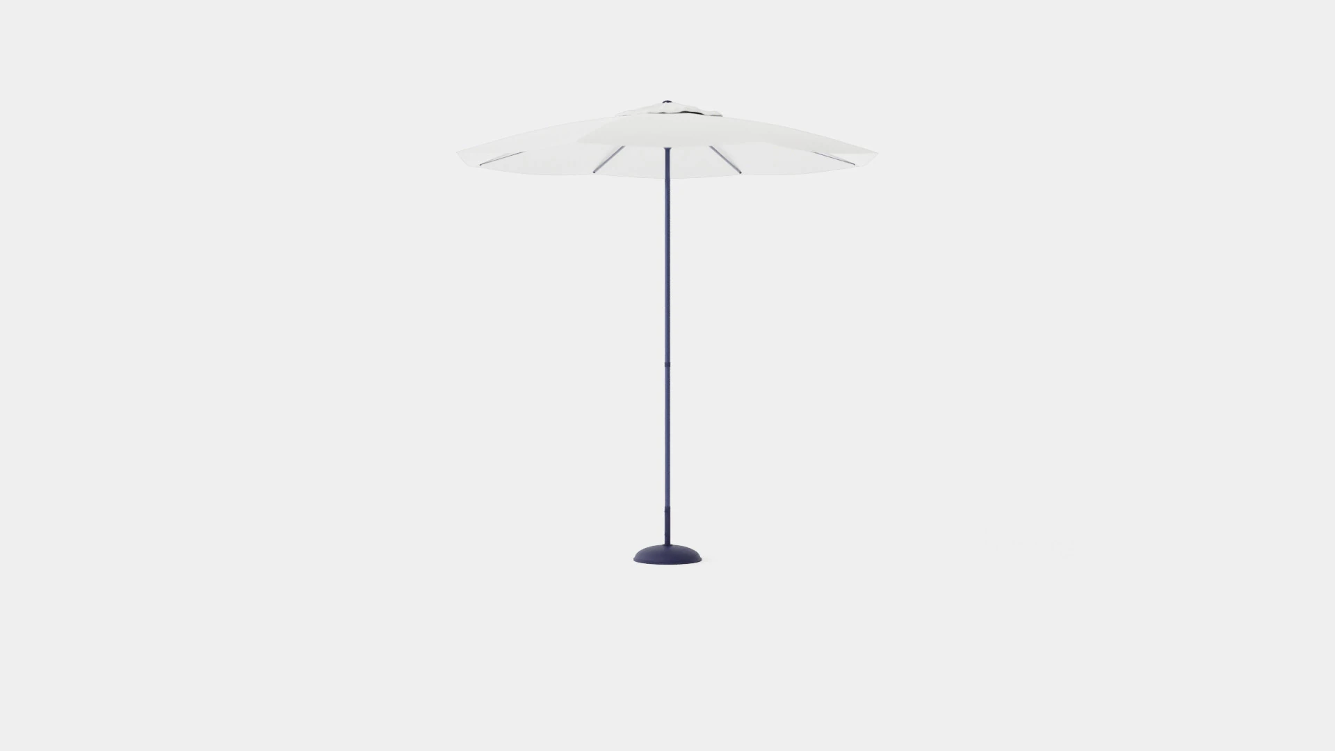 Tropea Umbrella Beige 3D Model .c4d .max .obj .3ds .fbx .stl .blend