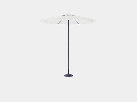 Tropea Umbrella Beige 3D Model