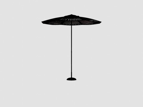 Tropea Umbrella Beige Modèle 3D