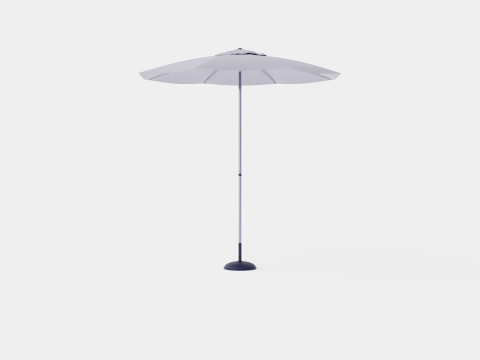 Tropea Umbrella Grey 3D Model