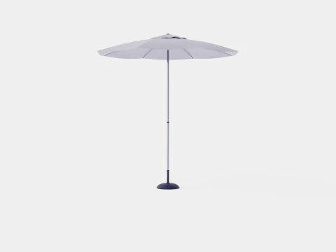 Tropea Regenschirm Grau 3D Modell