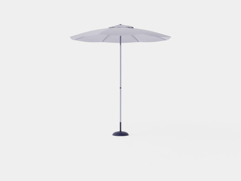 Tropea Umbrella Grey 3D 模型