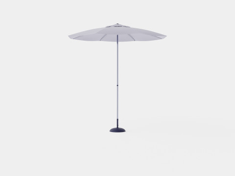 Tropea Umbrella Grey 3D 模型