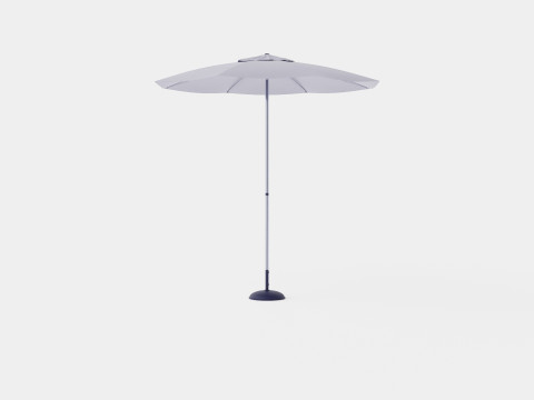 Tropea Umbrella Grey 3D 模型