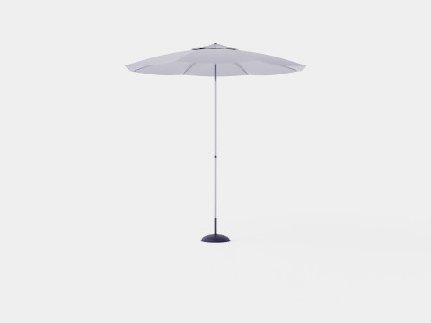 Tropea Umbrella Grey 3D 模型