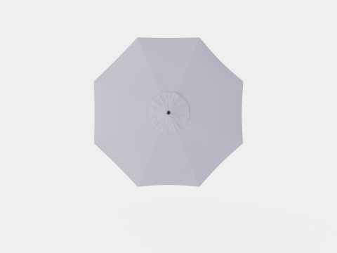 Tropea Umbrella Grey 3D 模型