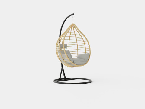 Valencia Hanging Chair Set 3D Model