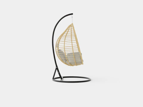 Valencia Hanging Chair Set 3D Model
