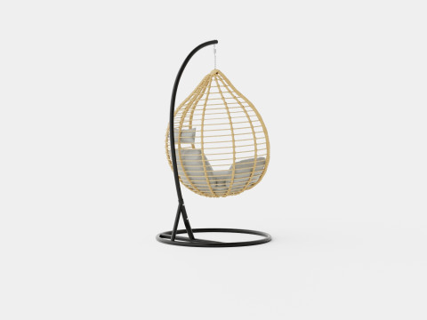 Valencia Hanging Chair Set Modelo 3D