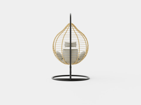 Valencia Hanging Chair Set Modelo 3D