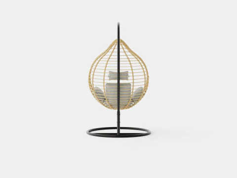 Valencia Hanging Chair Set 3D Model