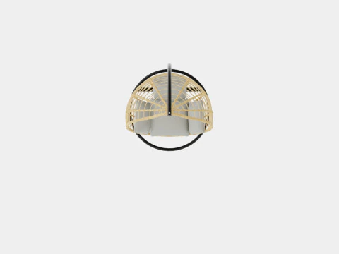 Valencia Hanging Chair Set 3D Model