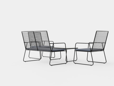 Venezia Sofa Set 3D 模型