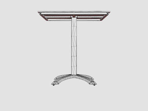 Wesley Table Modelo 3D