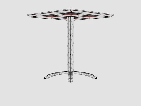 ウェスリーテーブル 3Dモデル