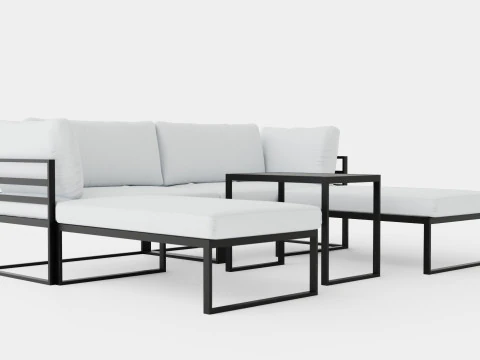 Set angolare Wexford Modello 3D