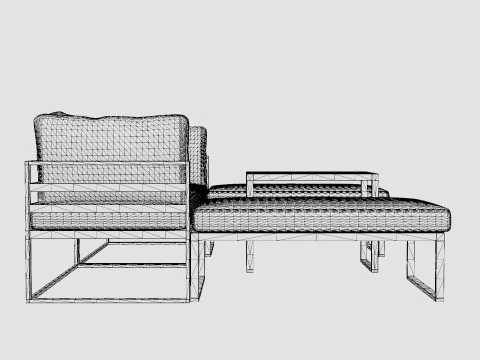 Set angolare Wexford Modello 3D