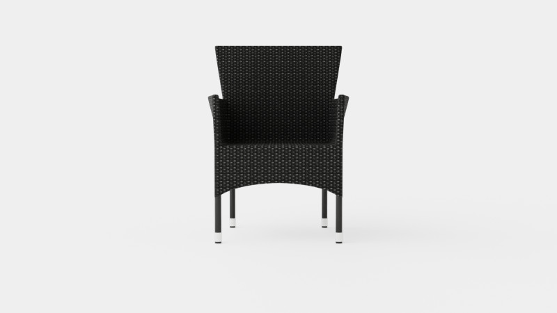 Zaira Dining Chair 3D Model .c4d .max .obj .3ds .fbx .stl .blend 