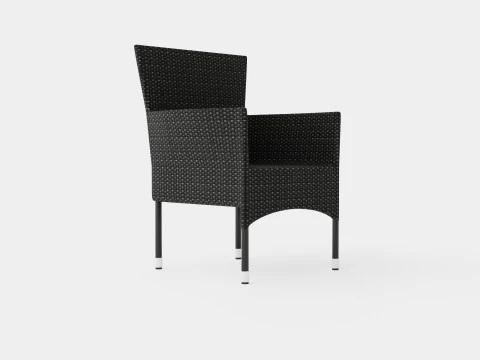 Zaira Dining Chair 3D Model
